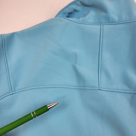 PATAGONIA Jacket Size S Turquoise Blue Adze Softshell Polartec Windbloc - Picture 15 of 16